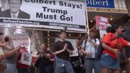 Still from the protests (Image via KVUE)